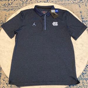 UNC Tarheels Jordan Brand polo shirt NWT